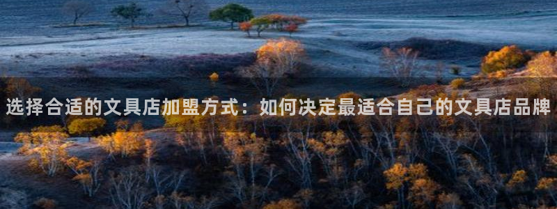 彩名堂官网2：选择合适的文具店加盟方式：