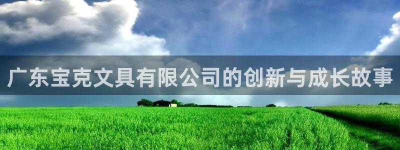 彩名堂app官网：广东宝克文具有限公司的