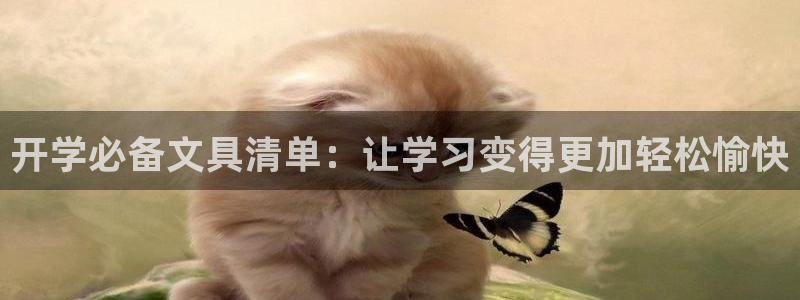 彩名堂预测软件：开学必备文具清单：让学习