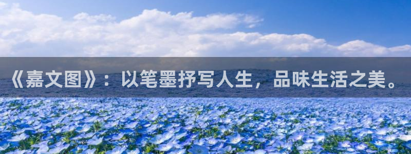 彩名堂旧版本：《嘉文图》：以笔墨抒写人生