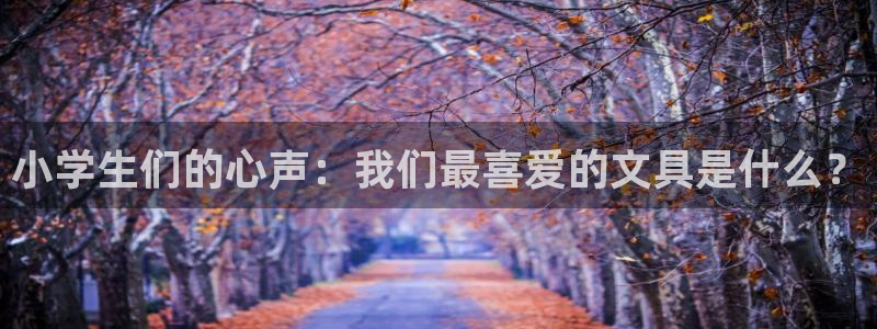 彩名堂手机客户端怎么下载：小学生们的心声