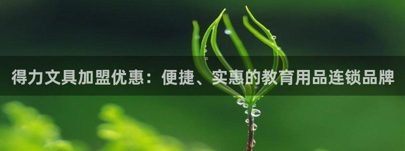 彩名堂最新版www：得力文具加盟优惠：便