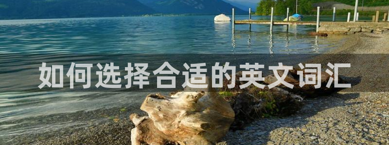 彩名堂3d：如何选择合适的英文词汇